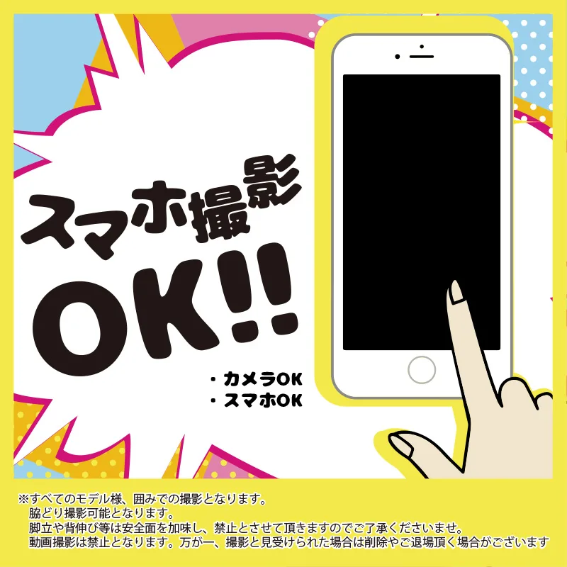 スマホ・カメラ撮影 OK